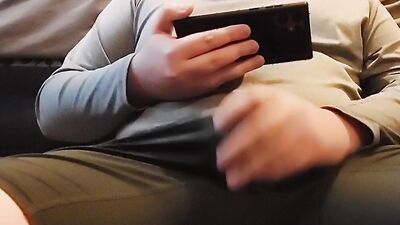 Horny college student has to let out his load