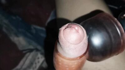 new penis massager with silicone tip makes the penis flow for a long time