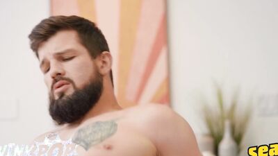 TWINKPOP - Bearded Hunk Brysen Sucks Griffin's Hard Cock And Enjoys Every Second Of It