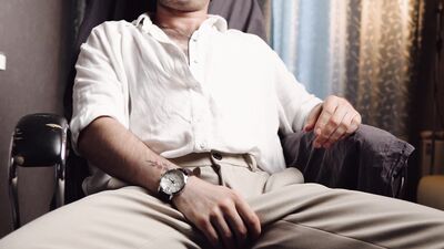 I hadn't jerked off for only two days, but I whimped with pleasure during my orgasm.