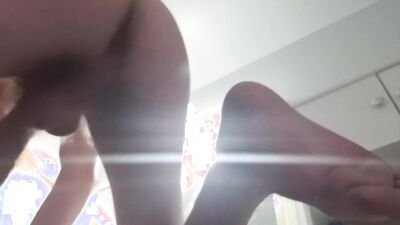 Amateur bloke strokes his dong in front of the camera