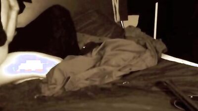 Naughty bloke is having sex in this black and white video