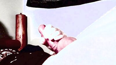 Straight bloke is jerking his prick in this homemade video