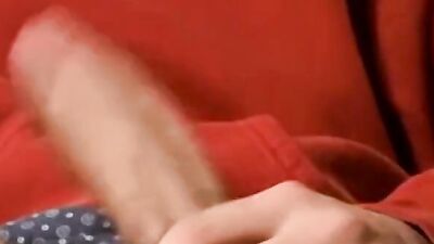 Amateur twink plays with his johnson in front of the camera