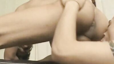 Amateur dudes are making out and fucking in this gay video
