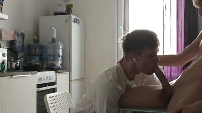 A student with a big a tight twink
