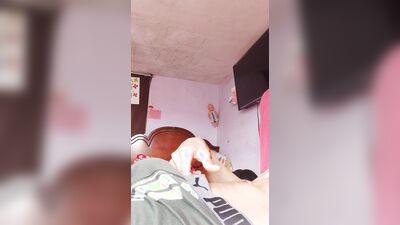 Ex touching his cock in front of the camera ..big cock