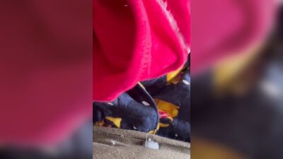 Soldier has fun on hump day with himself