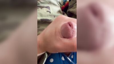 Soldier has fun on hump day with himself