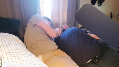 Caregiver gives him a Blowjob when his Parents Leave