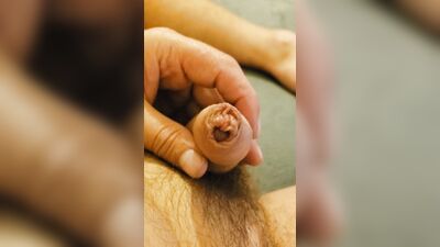 The Cum King , wanking my uncut cock till I erupt my hot spunk