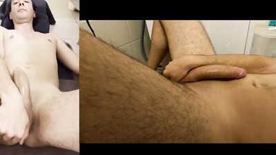 Slick and Dirty: Floor Masturbation to an Explosive Finish