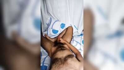 Masked thug showing hir hairy male asshole and playing with his hairy dick and balls