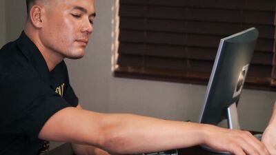 Officer Colton Reece Brings Twink Harrison Todd Back To The Police Station & Gives Him The Fuck Of His Life - MEN
