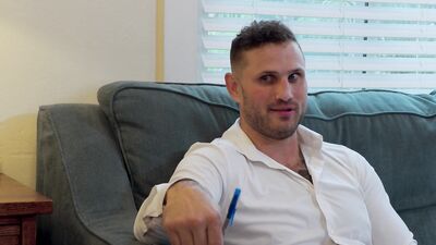 Twink Stepbro Rails Tatted Therapist To Prove His Dick Size