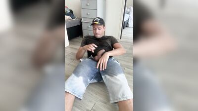 My clothes soaked with piss and cum