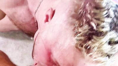 Best Cumshot of 2023 - Mateo Tomas throats hung uncut Wade Wolfgar