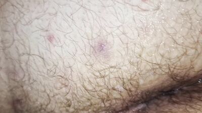 Fucked with dick toys and poured hot cum on an obedient fat friend!
