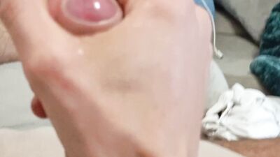 He Masturbates His Big Cock Up Close So You Can Lick It With Your Tongue ????!