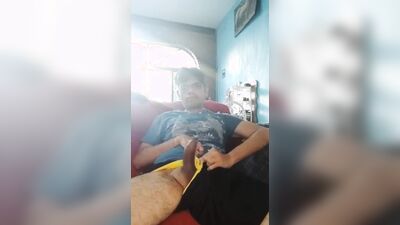 MACHO MEXICANO SACÁNDOLE BRILLO Y LECHOSIDAD A SU TREMENDA VERGOTA