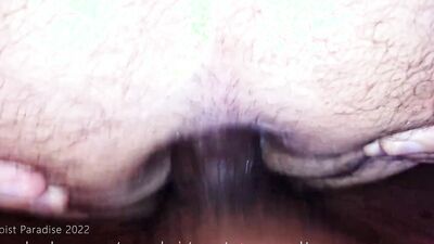 Cum filled hairy ass stud gets creampied by latino twink big black cock bareback 4K UHD XXX POV