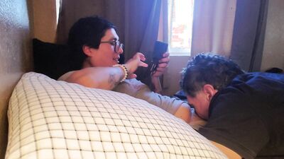 Caregiver Daddy Sucks Disabled Boys Cock when Parents Leave