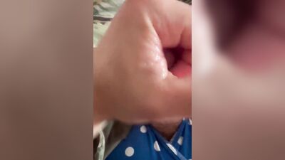 Army Soldier has fun with himself on hump day