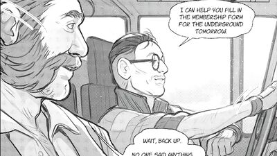 Harry x Kim - Disco Elysium Yaoi Doujinshi Comic Dub