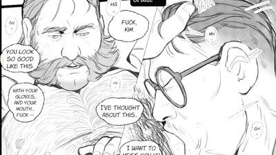 Harry x Kim - Disco Elysium Yaoi Doujinshi Comic Dub