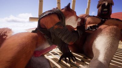 WildLife - Horse fucking with a Twink Foxy - Yaoi Furry Yiff