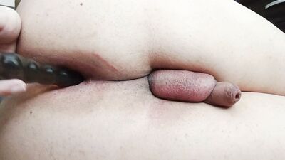 Prostate orgasm and cleaning my mess