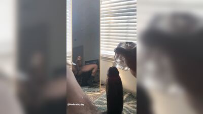 Edge With Me: Big Dick Fucks Fleshlight in the Mirror (Only Cum If I Cum Challenge)