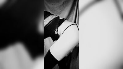 Sissy fuck's dildo till orgasm and cum