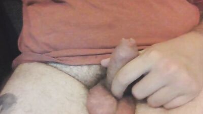 Playing with my cock
