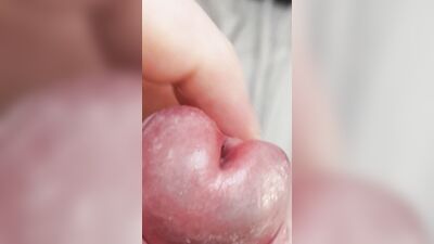 Edging, milking, foreskin play and loads of cum