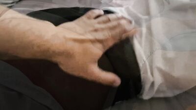 Monster cock with a huge head and thickness does not go in the mouth, but very eager to cum with cum