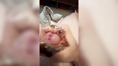 Fat Guy Masterbates With Cream Filled Doughnut