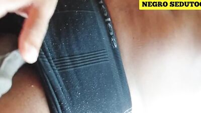Watch me swallow my friend's huge thick black cock in a BLACK boxer 02