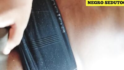 Watch me swallow my friend's huge thick black cock in a BLACK boxer 02