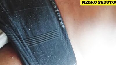 Watch me swallow my friend's huge thick black cock in a BLACK boxer 02