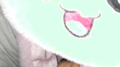 Devouring daddy's hot cum! After college, sissy femboy got hungry and decided to eat cum!