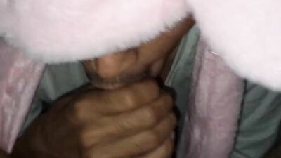 Devouring daddy's hot cum! After college, sissy femboy got hungry and decided to eat cum!