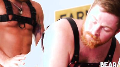 BEARFILMS Tattooed Riley Mitchel Rims Otto Samson Ass Before Riding