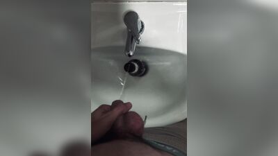 pissing everywhere. Compilation of me pissing
