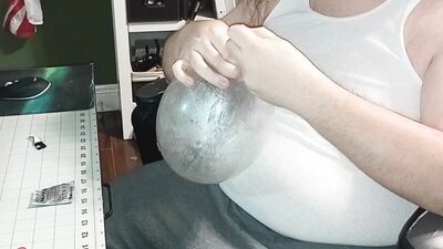 Making and Fucking a Condom Fleshlight with you
