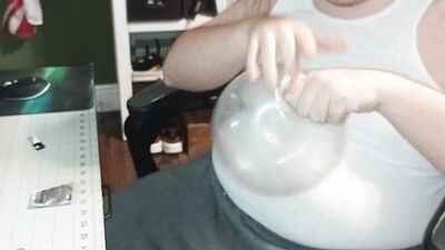 Making and Fucking a Condom Fleshlight with you