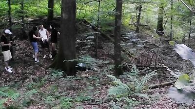 German Boys at Outdoor Cruising Long Trailer (ActionCam Version)