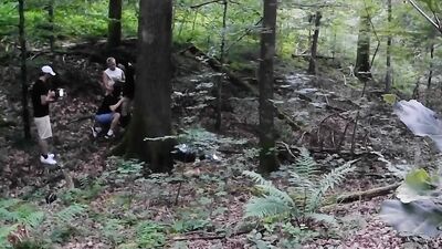 German Boys at Outdoor Cruising Long Trailer (ActionCam Version)