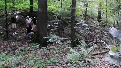 German Boys at Outdoor Cruising Long Trailer (ActionCam Version)
