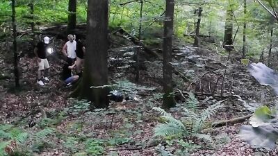 German Boys at Outdoor Cruising Long Trailer (ActionCam Version)